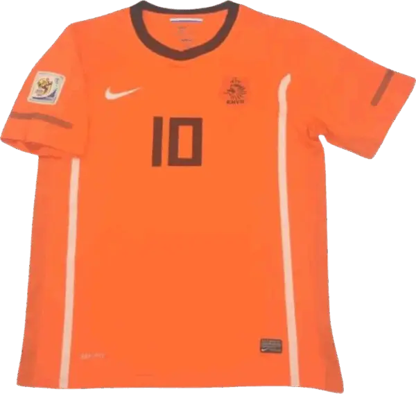 Camiseta Retro Paises Bajos Mundial 2010