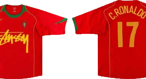 Selección Retro Portugal x Stüssy