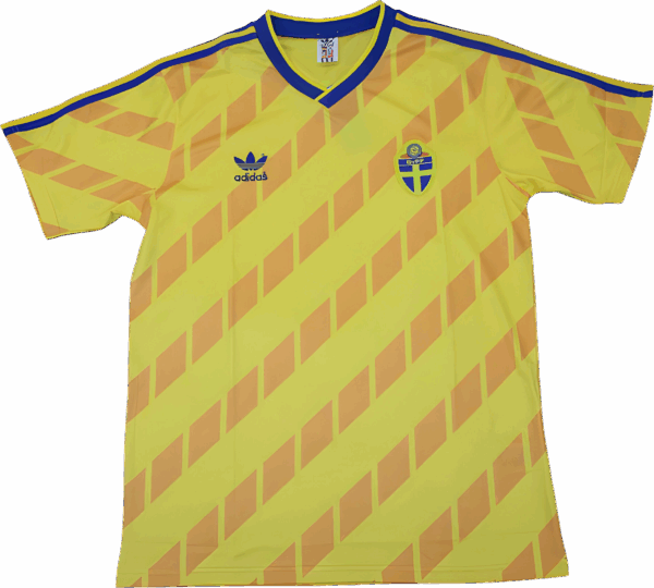 Camiseta Retro Selección de Suecia 1988